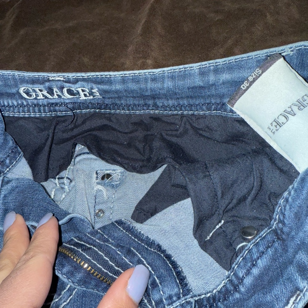 Grace in LA Blue Boot Cut Jeans